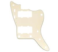 Musiclily Pro 13 Agujeros Guitarra Golpeador para USA Vintage 60s Jazzmaster y SQ Classic Vibe, Crema 3 capas