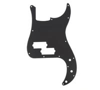 Musiclily Pro 13 Agujeros P-Bass Pickguard Golpeador 1 capa Negro Mate | para Bajo Fender Precision Bass Standard American/Mexican