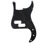 Musiclily Pro 13 Agujeros P-Bass Pickguard Golpeador 1 capa Negro | para Bajo Fender Precision Bass Standard American/Mexican