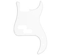 Musiclily Pro 13 Agujeros P-Bass Pickguard Golpeador 3 capas Blanco | para Bajo Fender Precision Bass Standard American/Mexican