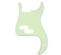 Musiclily Pro 13 Agujeros P-Bass Pickguard Golpeador 3 capas Mint Green | para Bajo Fender Precision Bass Standard American/Mexican