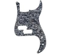 Musiclily Pro 13 Agujeros P-Bass Pickguard Golpeador 4 capas Black Pearl | para Bajo Fender Precision Bass Standard American/Mexican