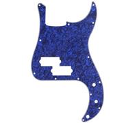 Musiclily Pro 13 Agujeros P-Bass Pickguard Golpeador 4 capas Blue Shell | para Bajo Fender Precision Bass Standard American/Mexican