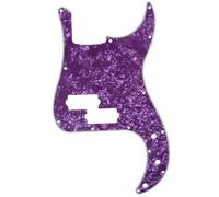 Musiclily Pro 13 Agujeros P-Bass Pickguard Golpeador 4 capas Purple Pearl | para Bajo Fender Precision Bass Standard American/Mexican