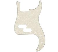 Musiclily Pro 13 Agujeros P-Bass Pickguard Golpeador Aged White Pearl | para Bajo Fender Precision Bass Standard American/Mexican