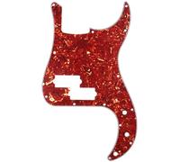 Musiclily Pro 13 Agujeros P-Bass Pickguard Golpeador Vintage Tortoise | para Bajo Fender Precision Bass Standard American/Mexican