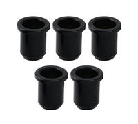 Musiclily Pro 14 mm Latón Férulas Casquillo Cuerda Bajo String Ferrules para Jazz Bass/Precision Bass, Negro (Set de 5)