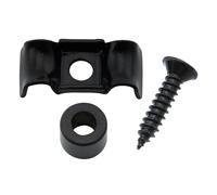 Musiclily Pro 16mm Vintage Estilo Butterfly Guia Cuerda de Acero String Guide Retainer para Guitarra Eléctrica tipo Strat y Bajo, Negro