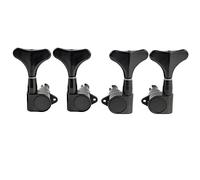 Musiclily Pro 2+2 Tipo Cerrado Clavijas de Afinación Clavijero de Repuesto para Bajo Precision Jazz Bass, Negro