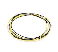 Musiclily Pro 22 AWG Gauge Vintage Style Pre-tinned Push-back Cloth Covered Stranded Wire, Color Mezclado 18 Pies (6 Metros)