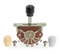Musiclily Pro 3 Posiciones Selector de Pastilla 4 Polos Blade Lever Switch para Guitarra Eléctrica tipo Strat Tele