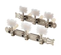 Musiclily Pro 3x3 Estilo lyra Clavijas de Afinación Clavijero de Repuesto para Guitarra Clásica, Níquel