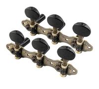 Musiclily Pro 3x3 Estilo Panadero Clavijas de Afinación Clavijero de Repuesto para Guitarra Clásica, Latón Antiguo