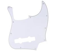 Musiclily Pro 5 Cuerdas 10 Agujeros Golpeador J Bass 3 capas Blanco | para Bajo Fender Jazz Bass Mexican