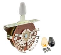 Musiclily Pro 5 Posiciones Selector de Pastilla 2 Polos Blade Lever Switch para Guitarra Eléctrica tipo Strat Tele