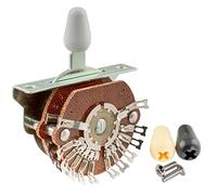 Musiclily Pro 5 Posiciones Selector de Pastilla 4 Polos Blade Lever Switch para Guitarra Eléctrica tipo Strat Tele