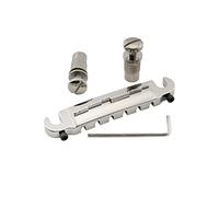Musiclily Pro 52,5mm Preajustado Intonable Puente Wraparound para Guitarra Eléctrica tipo Epiphone Les Paul Junior LP, Nickel
