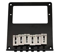 Musiclily Pro 54mm Puente Telecaster Humbucker 6 Silletas Acero Inoxidable para Guitarra Eléctrica Tele Style, Negro