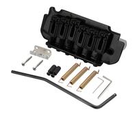 Musiclily Pro 54mm Silletas Roller Puente Tremolo 2 Pivotes para Guitarra Eléctrica tipo Strat lmport, Negro