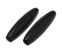 Musiclily Pro 5mm Plástico Tapa Palanca de Vibrato para 4,8mm de Diámetro Strat Tremolo Arm, Negro (2 Piezas)