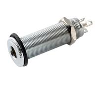 Musiclily Pro 6,35mm Metal Guitarra Jack Plug Socket Salida Jack Plug End Pin Output Jack para Guitarra Eléctrica Bajo, Cromado