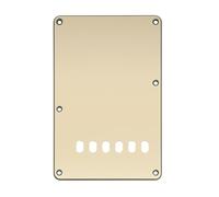 Musiclily Pro 6 Agujeros Placa Trasera para Guitarra Eléctrica Yamaha PAC112V y PAC012 HSS, 3 capas Crema