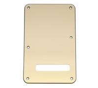 Musiclily Pro 6 Agujeros ST Placa Trasera para Guitarra Eléctrica Squier Sonic Strat HSS, 3 capas Crema