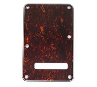 Musiclily Pro 6 Agujeros ST Placa Trasera para Guitarra Eléctrica Squier Sonic Strat HSS, 4 capas Red Tortoise