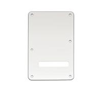 Musiclily Pro 6 Agujeros ST Placa Trasera para Guitarra Eléctrica Squier Sonic Strat SSS, 3 capas Blanco
