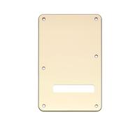 Musiclily Pro 6 Agujeros ST Placa Trasera para Guitarra Eléctrica Squier Sonic Strat SSS, 3 capas Crema