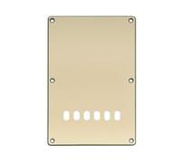 Musiclily Pro 6 Agujeros ST Placa Trasera para Guitarra Eléctrica Tagima TG-530 Strat SSS con Golpeador 10 Agujeros, 3 capas Crema