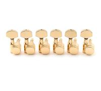 Musiclily Pro 6 en línea 1-Pin Clavijas de Afinación Bloqueo de Guitarra Clavijeros Bloqueantes para Guitarra Eléctrica tipo SQ Strat Tele, Dorado