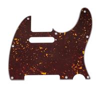 Musiclily Pro 8 Agujeros Golpeador Pickguard para Guitarra Eléctrica Squier Sonic Tele SS, 4 capas Tortoise Shell
