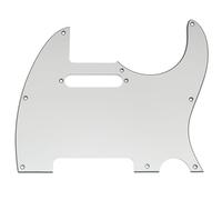 Musiclily Pro 8 Agujeros Golpeador Pickguard para Guitarra Eléctrica Tagima TW-55 tipo Tele, 3 capas Blanco