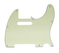Musiclily Pro 8 Agujeros SS Golpeador TL Pickguard 3 capas Mint Green | para Guitarra Eléctrica Squier Sonic Tele