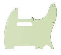 Musiclily Pro 8 Agujeros Tele Pickguard Golpeador de Guitarra for JPN Made Fender Japan Telecaster,3 capas Mint Green