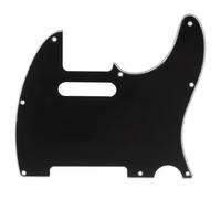 Musiclily Pro 8 Agujeros Tele Pickguard Golpeador de Guitarra for JPN Made Fender Japan Telecaster,3 capas Negro
