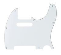 Musiclily Pro 8 Agujeros TL Golpeador Guitarra Pickguard 3 capas Aged White | para Guitarra Eléctrica Fender Telecaster MIJ Hecha en Japón