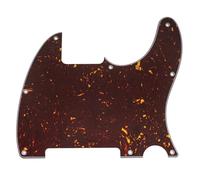 Musiclily Pro 8 Agujeros TL Golpeador Pickguard 4 capas Tortoise Shell | para Guitarra Eléctrica Squier Sonic Esquire H