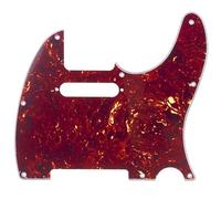 Musiclily Pro 8 Agujeros TL Pickguard Golpeador 4 capas Vintage Tortoise | para Guitarra Eléctrica Fender Tele Standard USA/México Estilo Moderno
