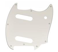 Musiclily Pro 9-Agujero Golpeador para Guitarra Eléctrica Hecho en Indonesia Squier Sonic Mustang SS, 3-capa Blanca Envejecida