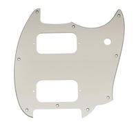 Musiclily Pro 9 Agujeros Golpeador Pickguard para Guitarra Eléctrica Squier Sonic Mustang HH, 3 capas Aged White