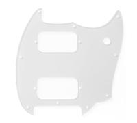 Musiclily Pro 9 Agujeros Golpeador Pickguard para Guitarra Eléctrica Squier Sonic Mustang HH, Transparente