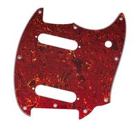 Musiclily Pro 9 Agujeros Golpeador Pickguard para Guitarra Eléctrica Squier Sonic Mustang SS, 4 capas Vintage Tortoise