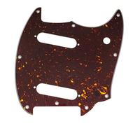 Musiclily Pro 9 Agujeros Golpeador Pickguard para Guitarra Eléctrica Squier Sonic Mustang SS, 4 capas Tortoise Shell