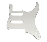 Musiclily Pro 9 Agujeros Golpeador Pickguard para Guitarra Eléctrica Yamaha PAC112V HSS, 3 capas Aged White