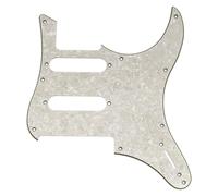 Musiclily Pro 9 Agujeros Golpeador Pickguard para Guitarra Eléctrica Yamaha PAC112V HSS, 4 capas Aged White Pearl