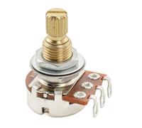 Musiclily Pro A1 Meg Mini Potenciómetro Latón Métrica Split Standard Shaft 9,5mm Audio Taper Pot para Guitarra Eléctrica Bajo