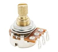 Musiclily Pro A500K Mini Potenciómetro Latón Métrica Split Short Shaft 6,5mm Audio Taper Pot para Guitarra Eléctrica Bajo
