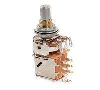 Musiclily Pro B500K Potenciómetro Push-Pull Latón Métrica Solid Standard Shaft 9,5mm Lineal Taper Pot para Guitarra Eléctrica Bajo